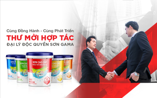 TƯ VẤN MỞ ĐẠI LÝ - KÊNH PHÂN PHỐI SƠN NƯỚC GAMA